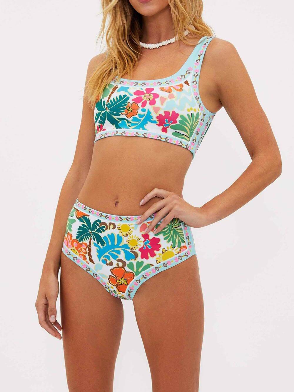 Moana - Supported Floral Stretch Bikini