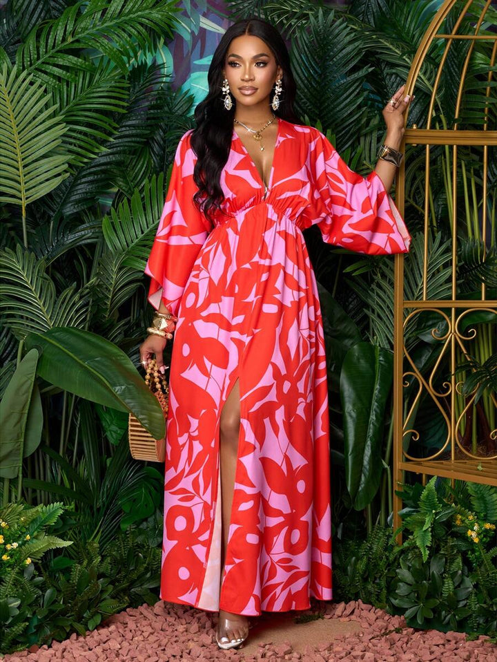 Camila | Elegant Floral Maxi Dress