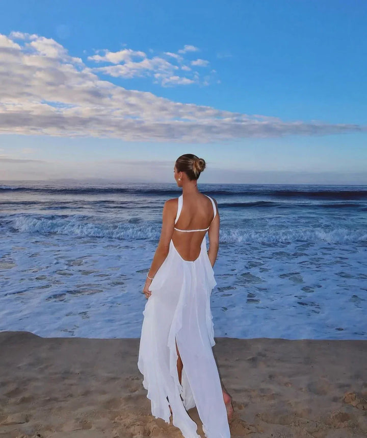 Dorine | Ruffle Maxi Dress