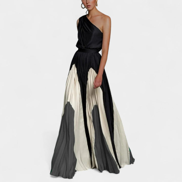 Poppy | Elegant One-Shoulder Maxi Dress