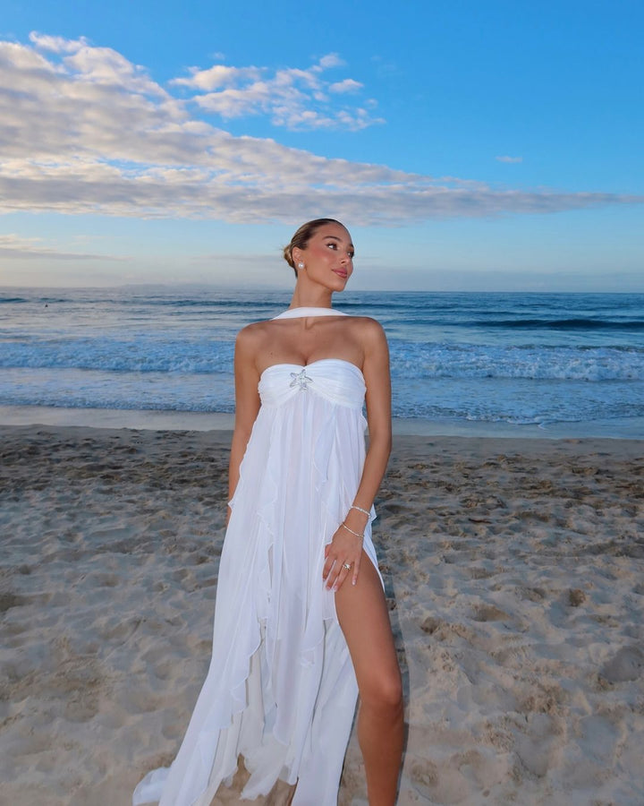 Dorine | Ruffle Maxi Dress