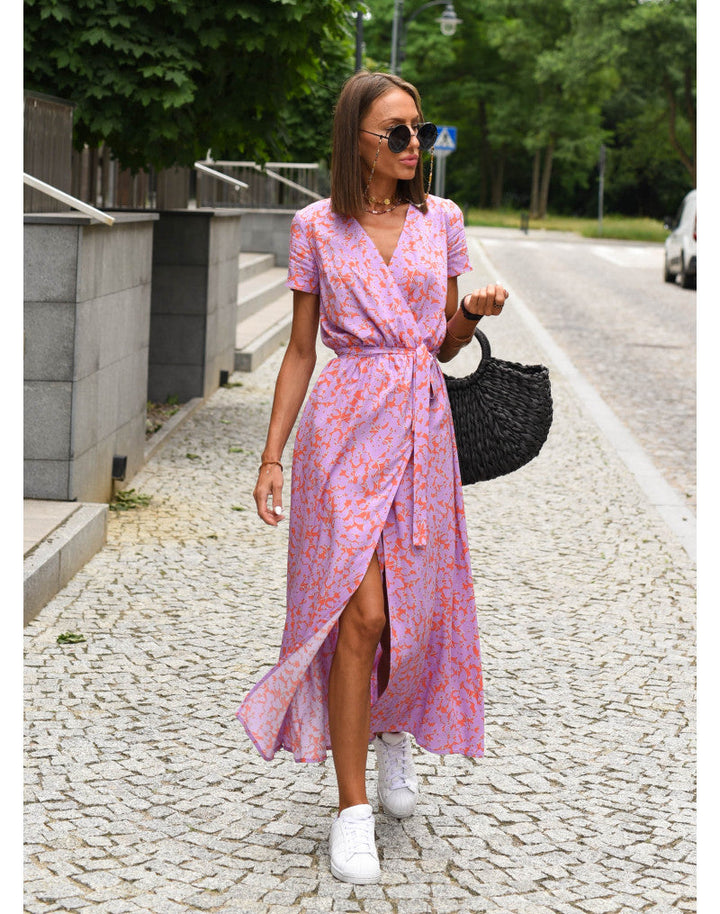 Yasmine | Stylish V-Neck Dress