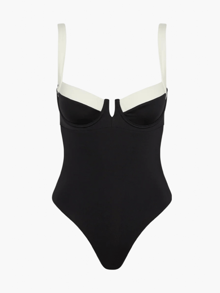Coraline - Colorblock One-piece Swimsuit