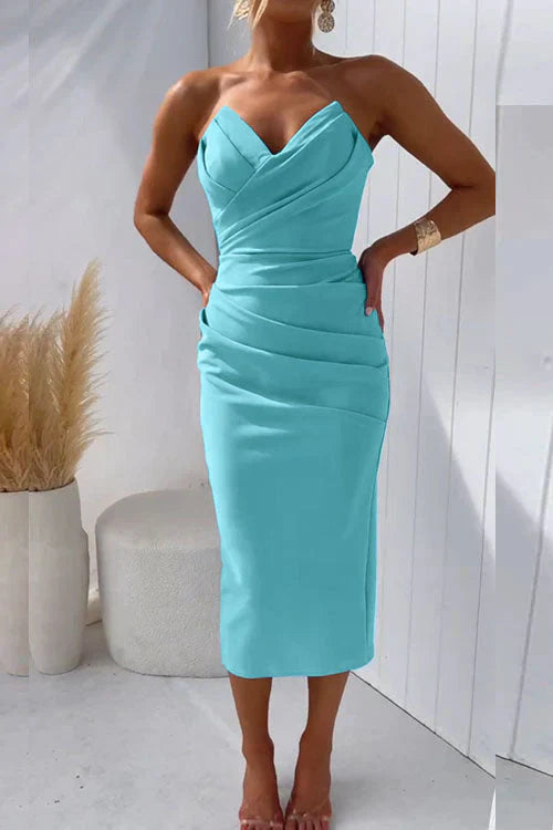 Florence | Backless Midi Dress