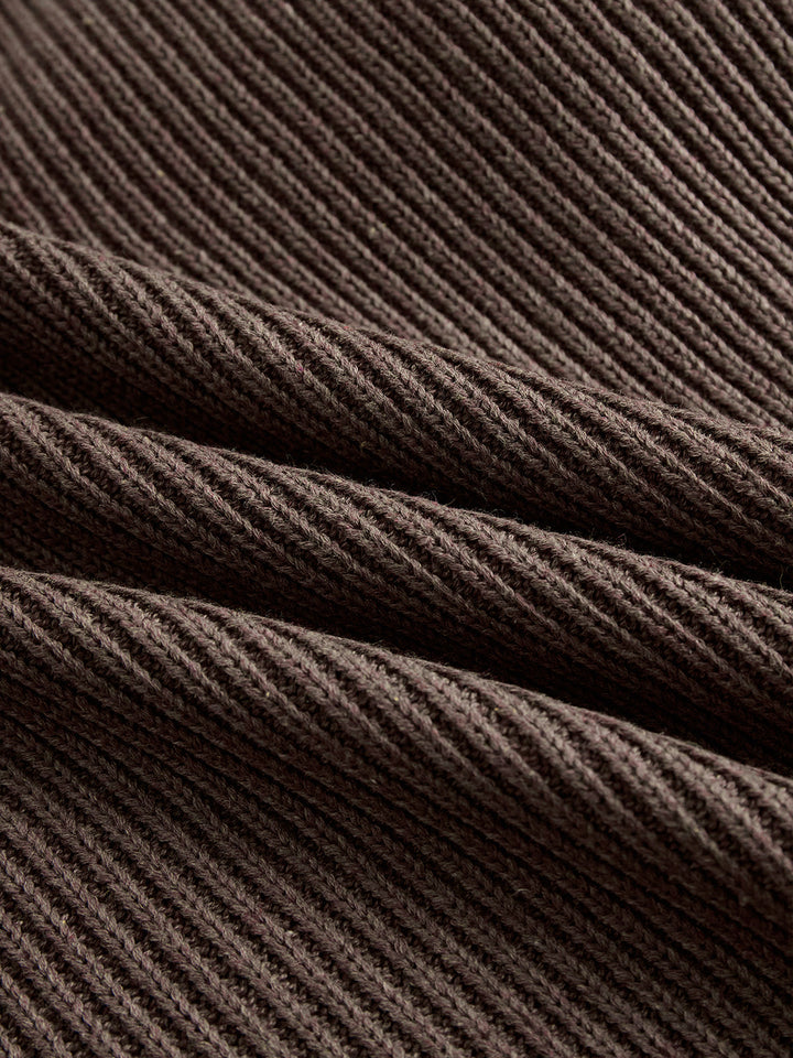 Janice | Ruffled Knit Dress