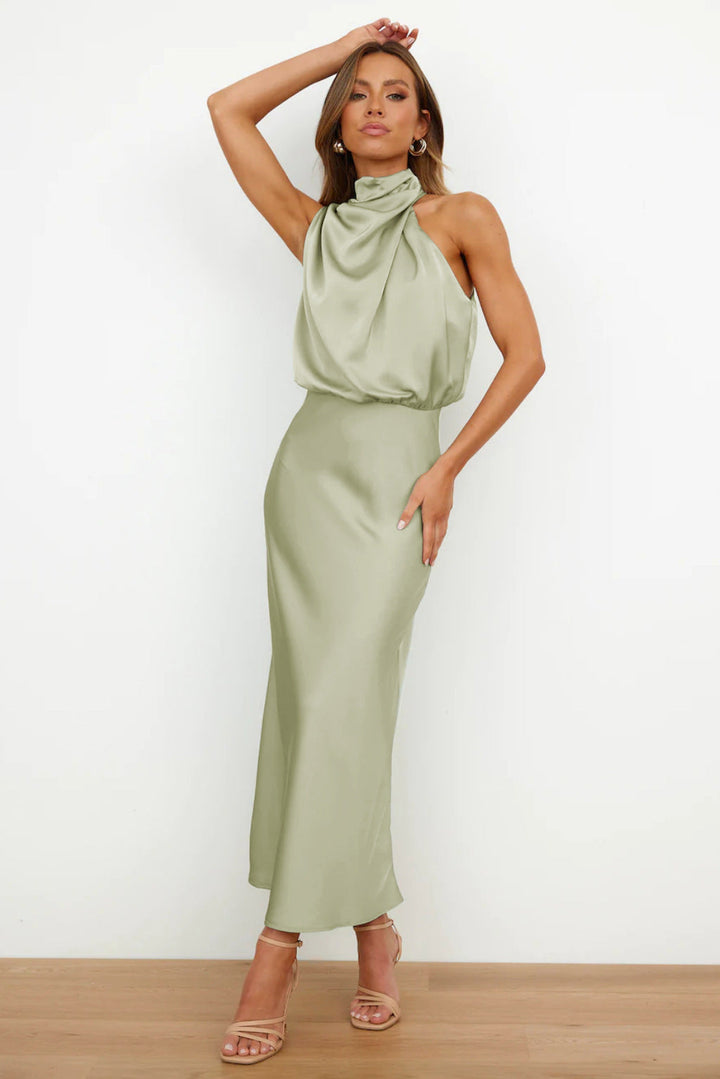 Tiffany | Elegant Satin Dress