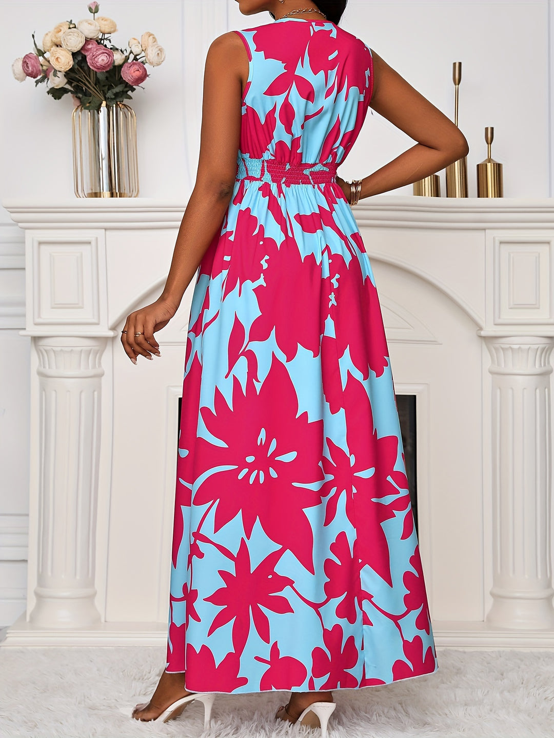 Rose | Elegant Floral Maxi Dress