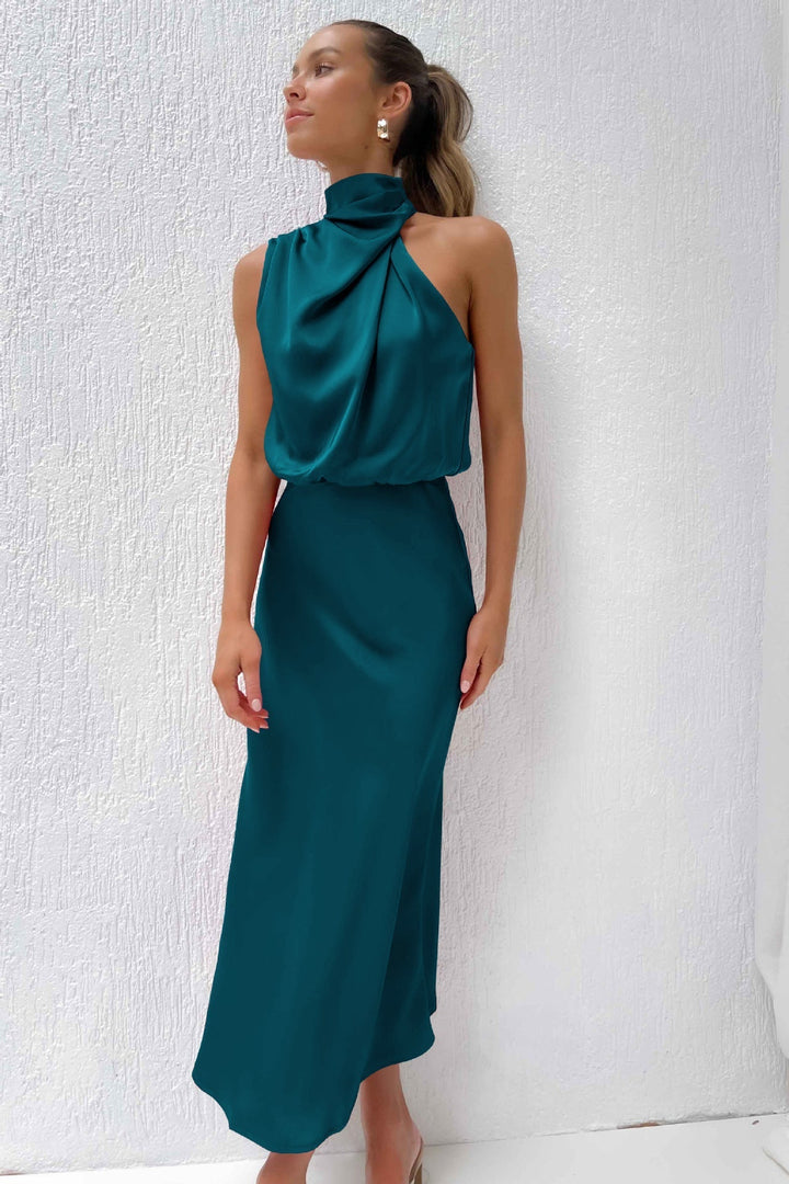 Tiffany | Elegant Satin Dress