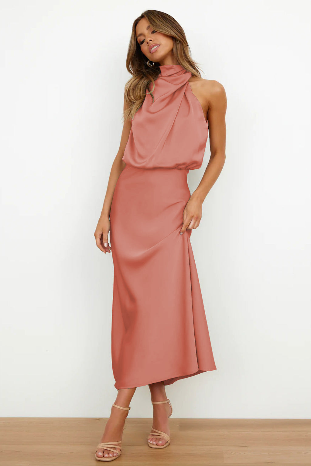 Tiffany | Elegant Satin Dress
