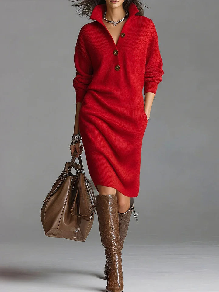 Janice | Elegant Sweater Dress