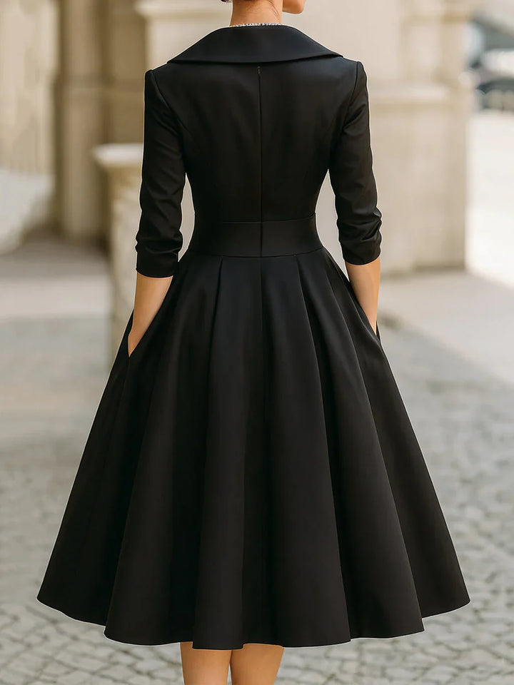 Clara | Satin Midi Dress