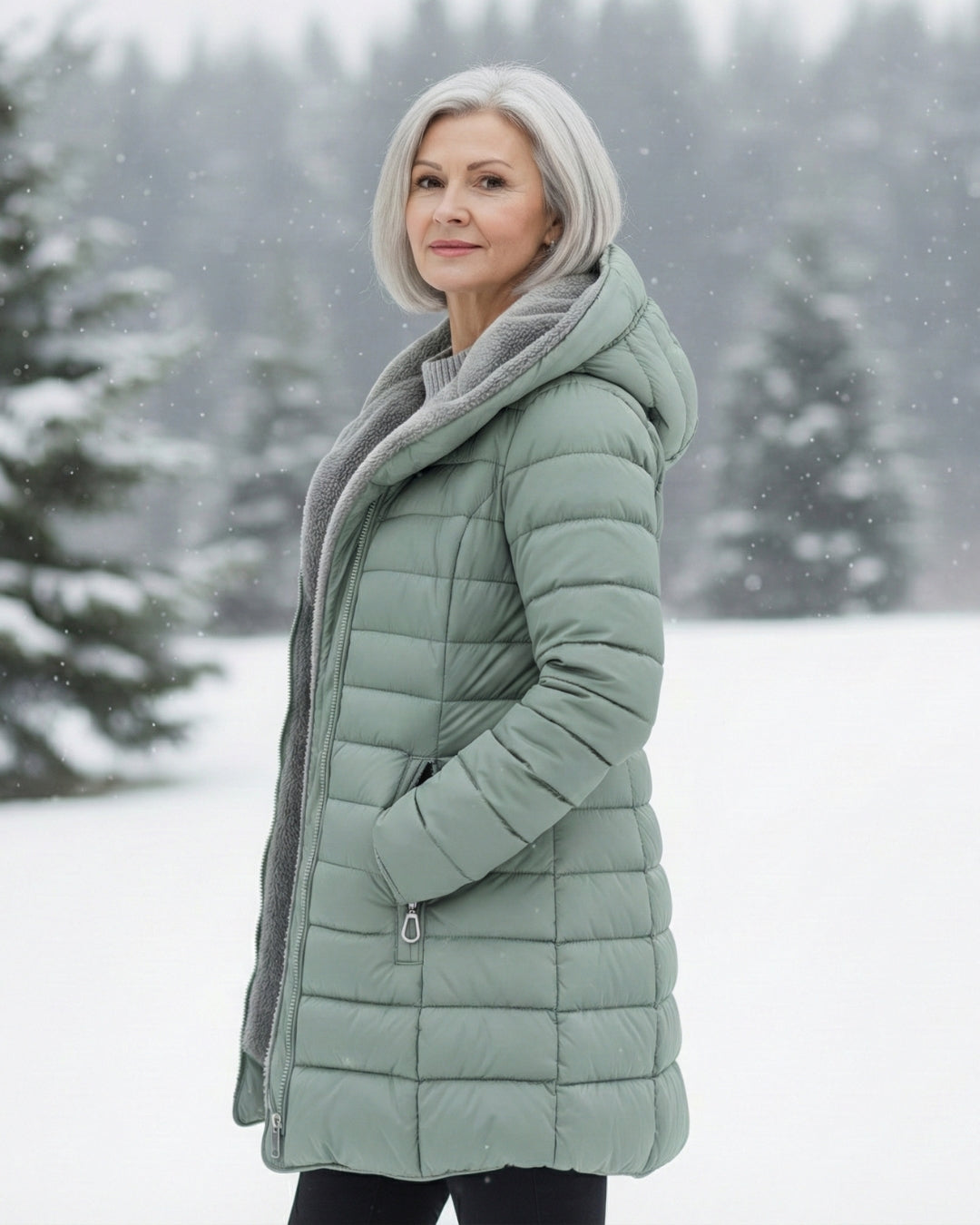 Alice | Fleece Lined Puffer Coat