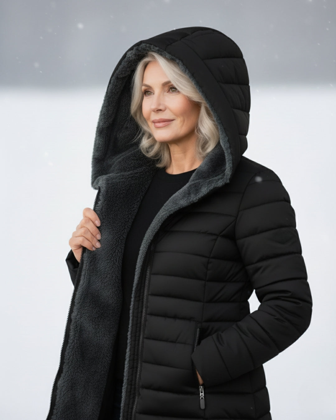 Alice | Fleece Lined Puffer Coat