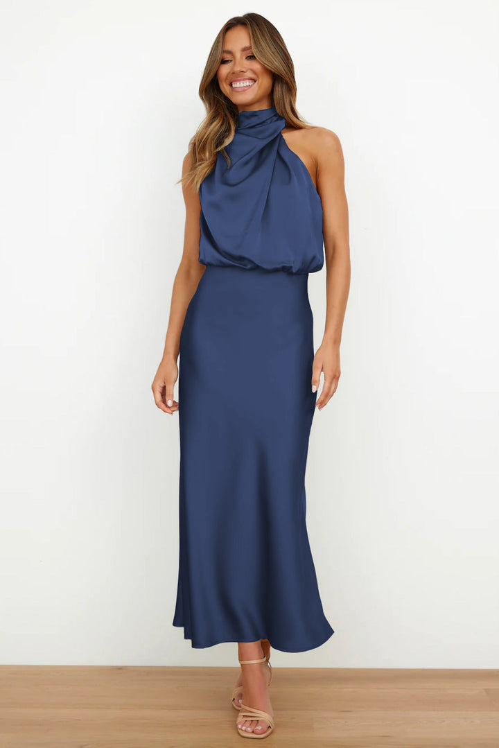 Tiffany | Elegant Satin Dress
