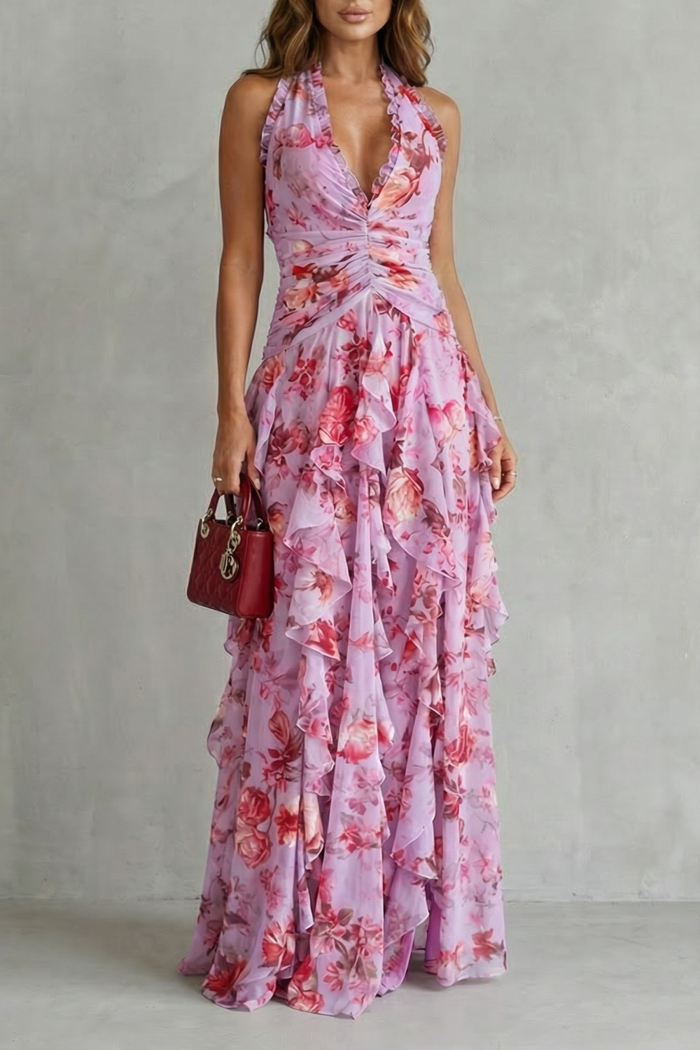 Naomi | Sculpting Halter Dress