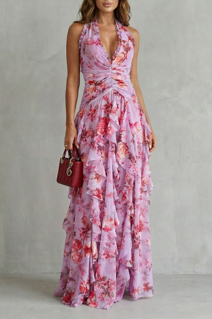 Naomi | Sculpting Halter Dress