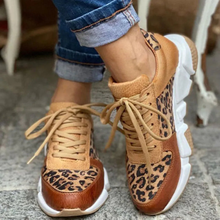 Alice | Comfortable Leopard Sneakers
