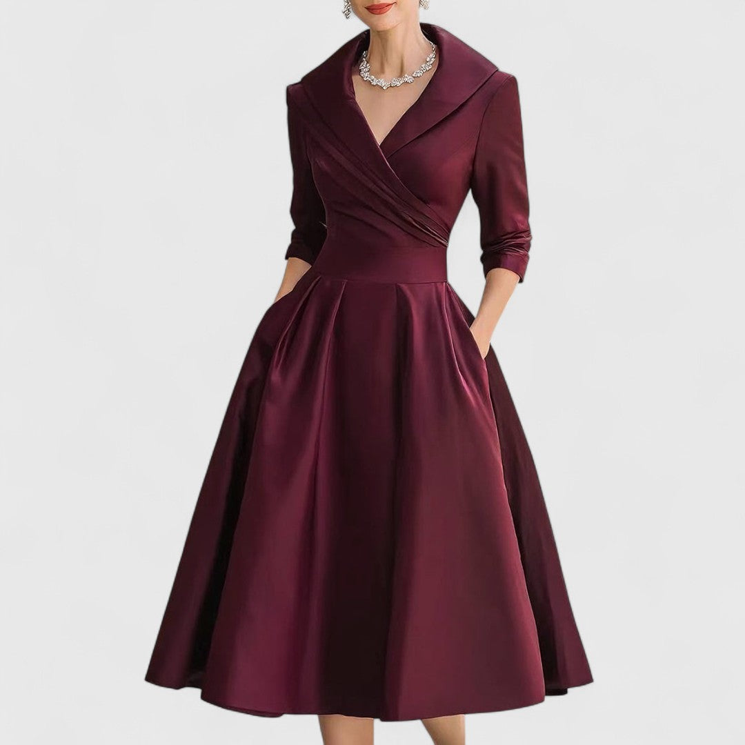 Marley | Satin Midi Dress