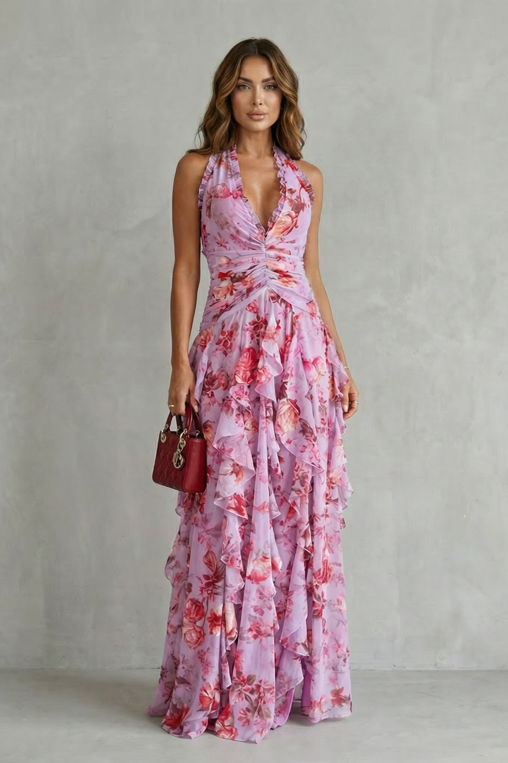 Naomi | Sculpting Halter Dress