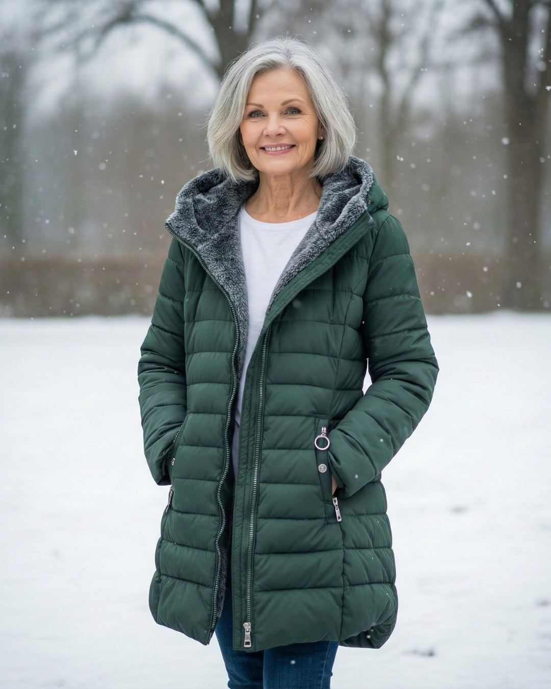 Alice | Fleece Lined Puffer Coat