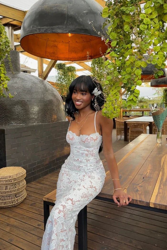 Polly | Lace Maxi Dress