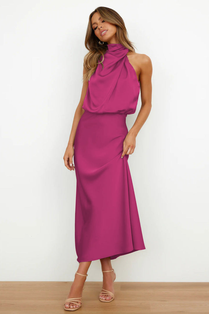 Tiffany | Elegant Satin Dress