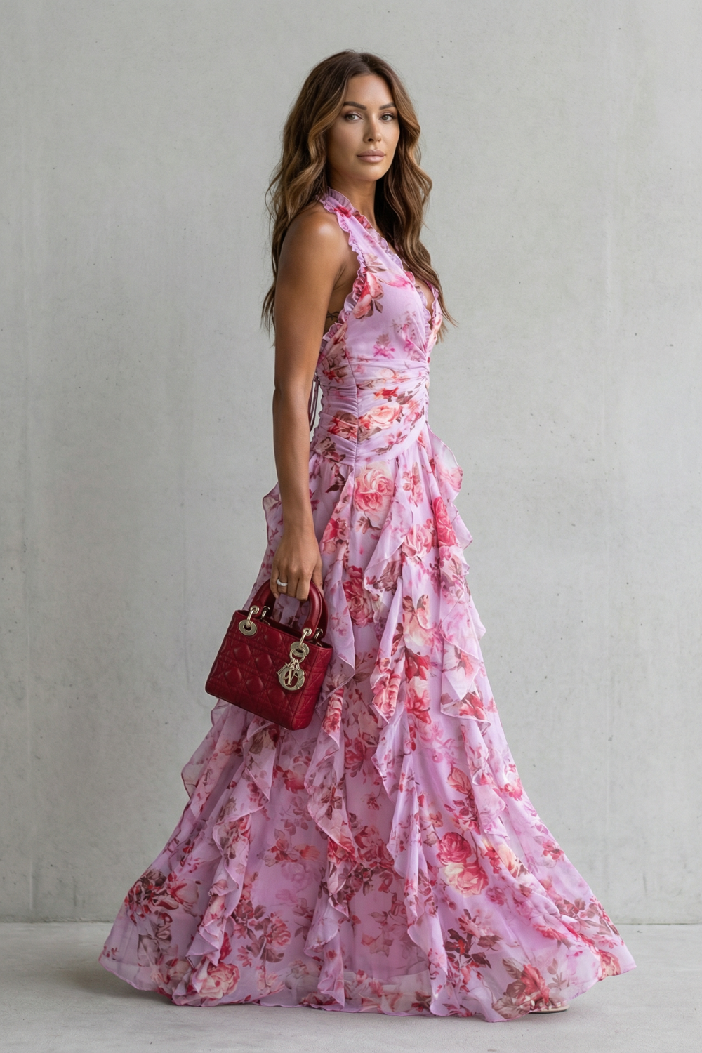 Naomi | Sculpting Halter Dress