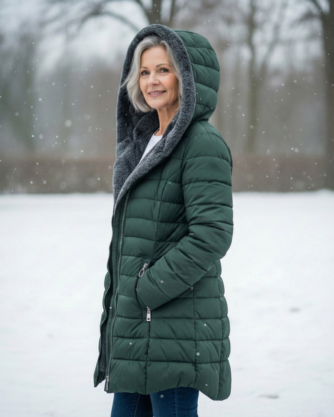 Alice | Fleece Lined Puffer Coat