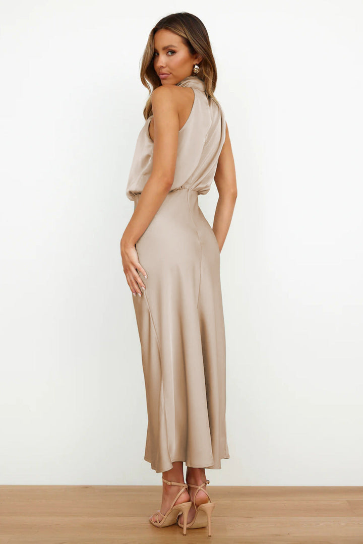 Tiffany | Elegant Satin Dress