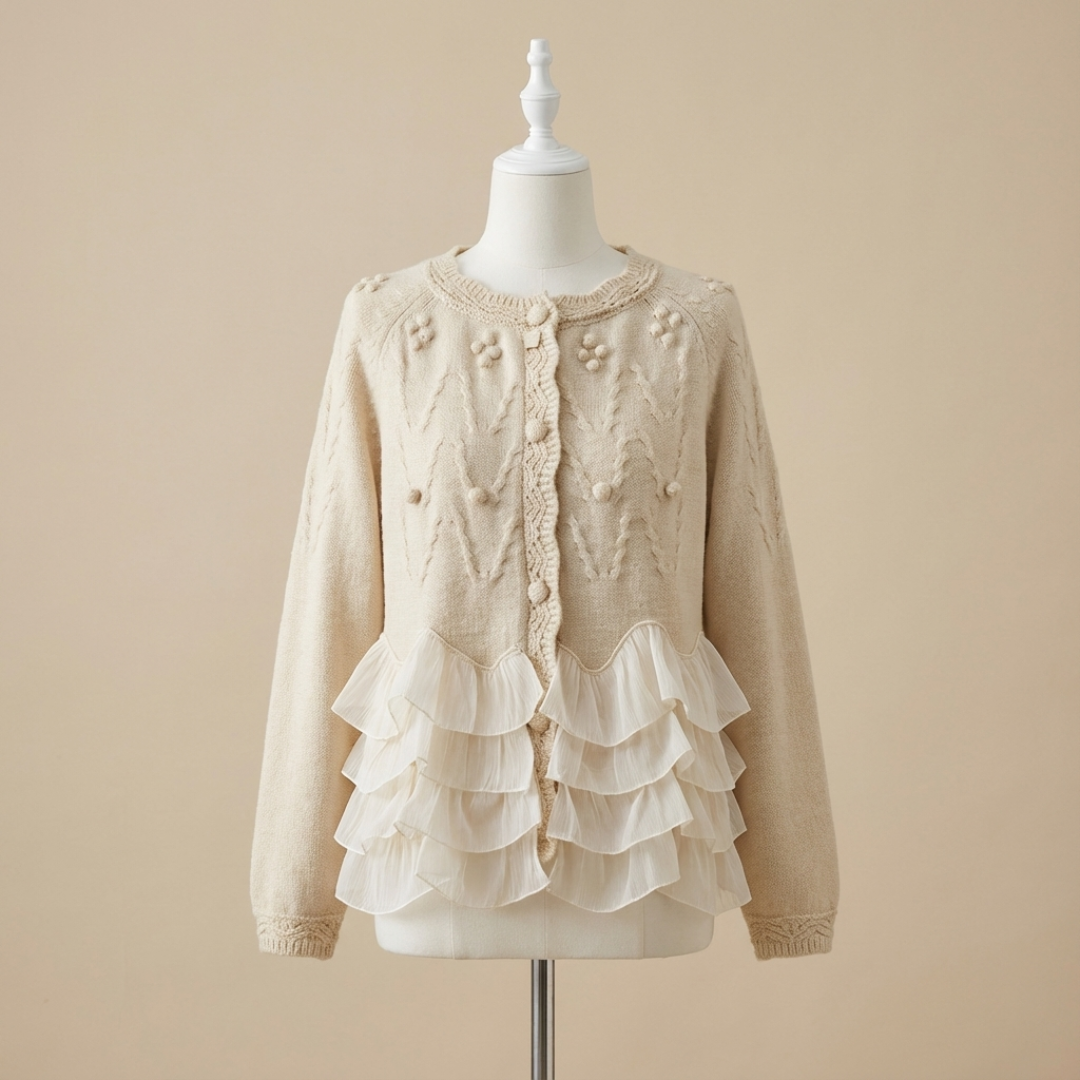 Michelle | Ruffle Cardigan