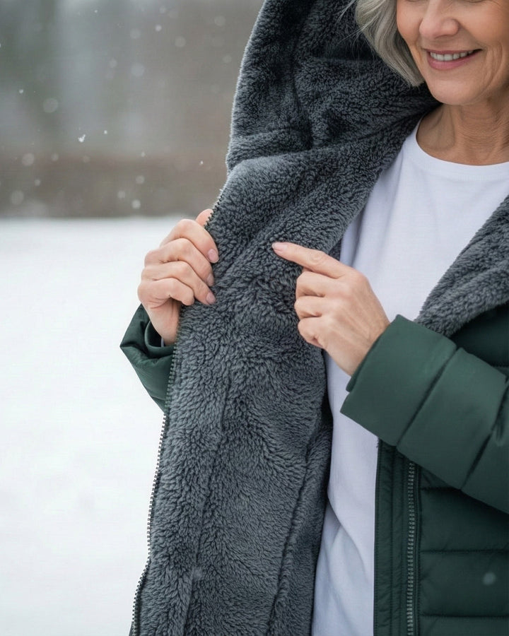 Alice | Fleece Lined Puffer Coat