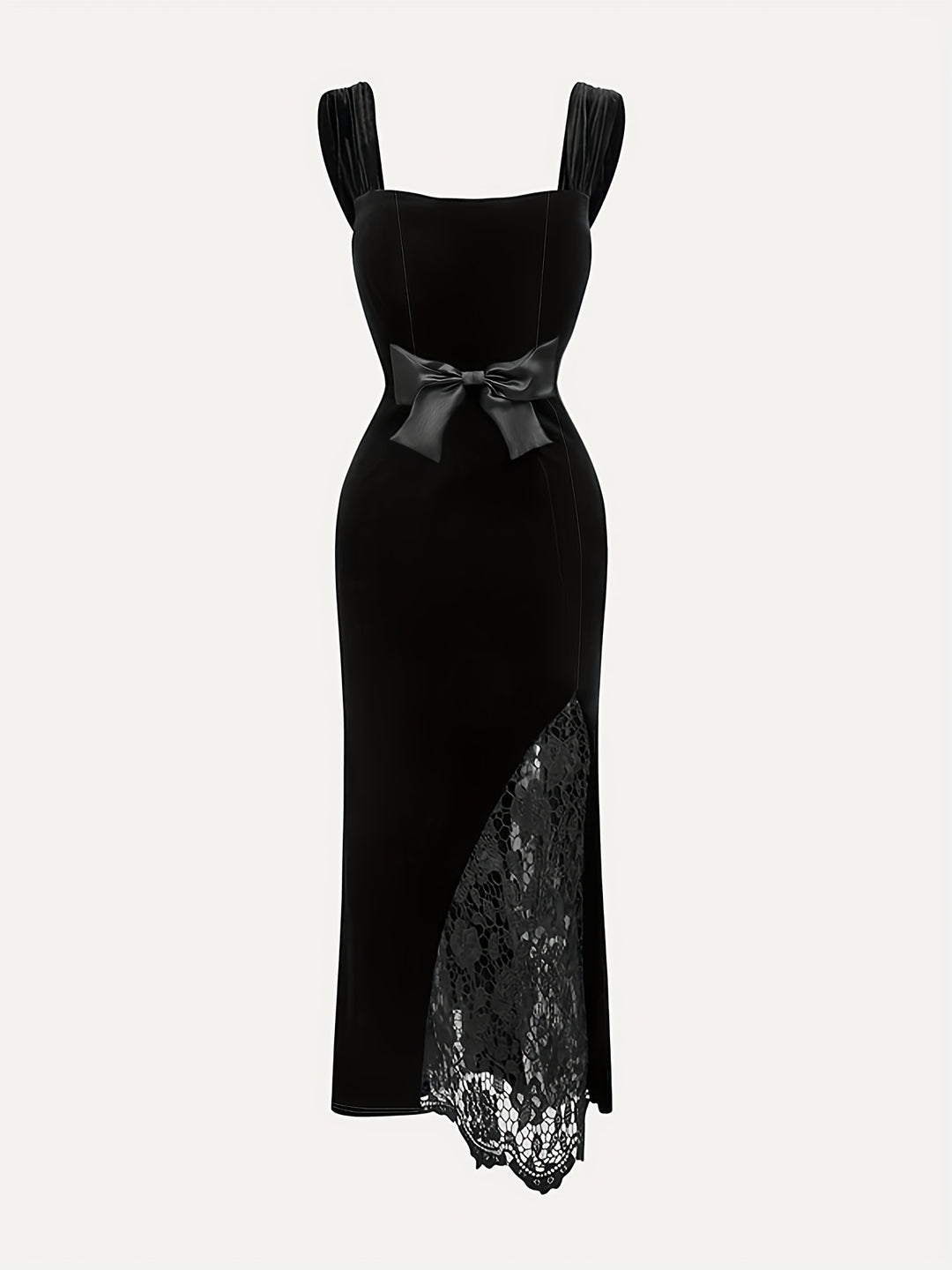 Isabella | Elegant Velvet Lace Gown