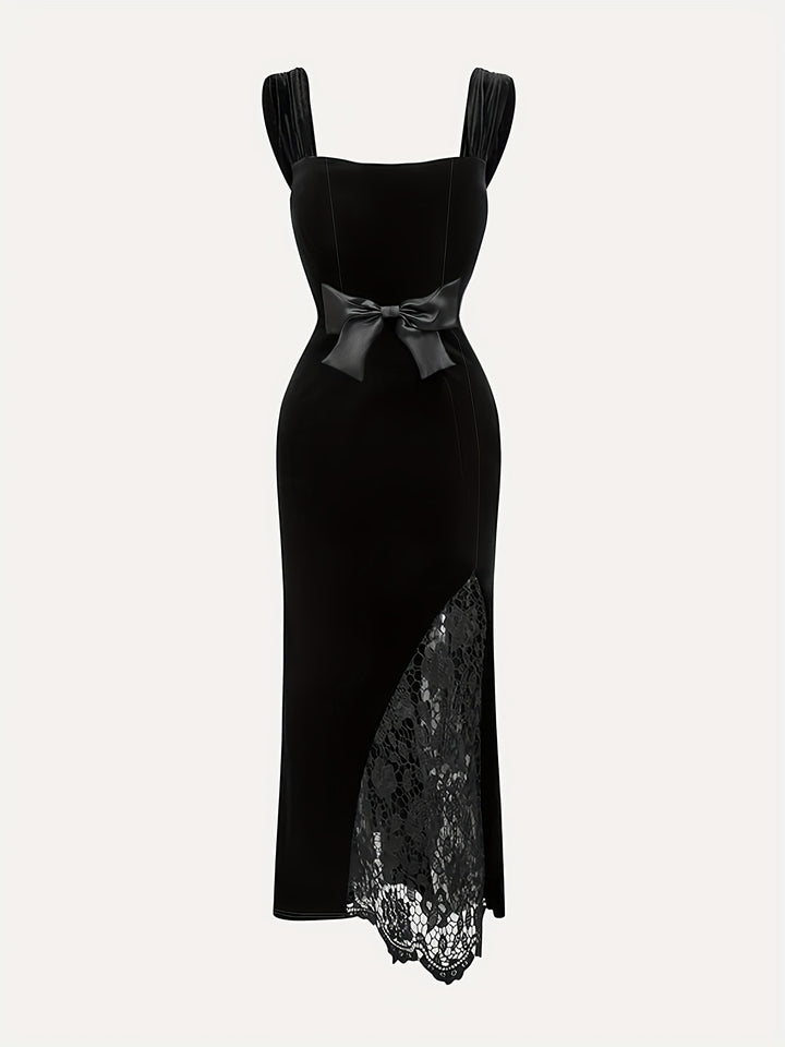 Isabella | Elegant Velvet Lace Gown