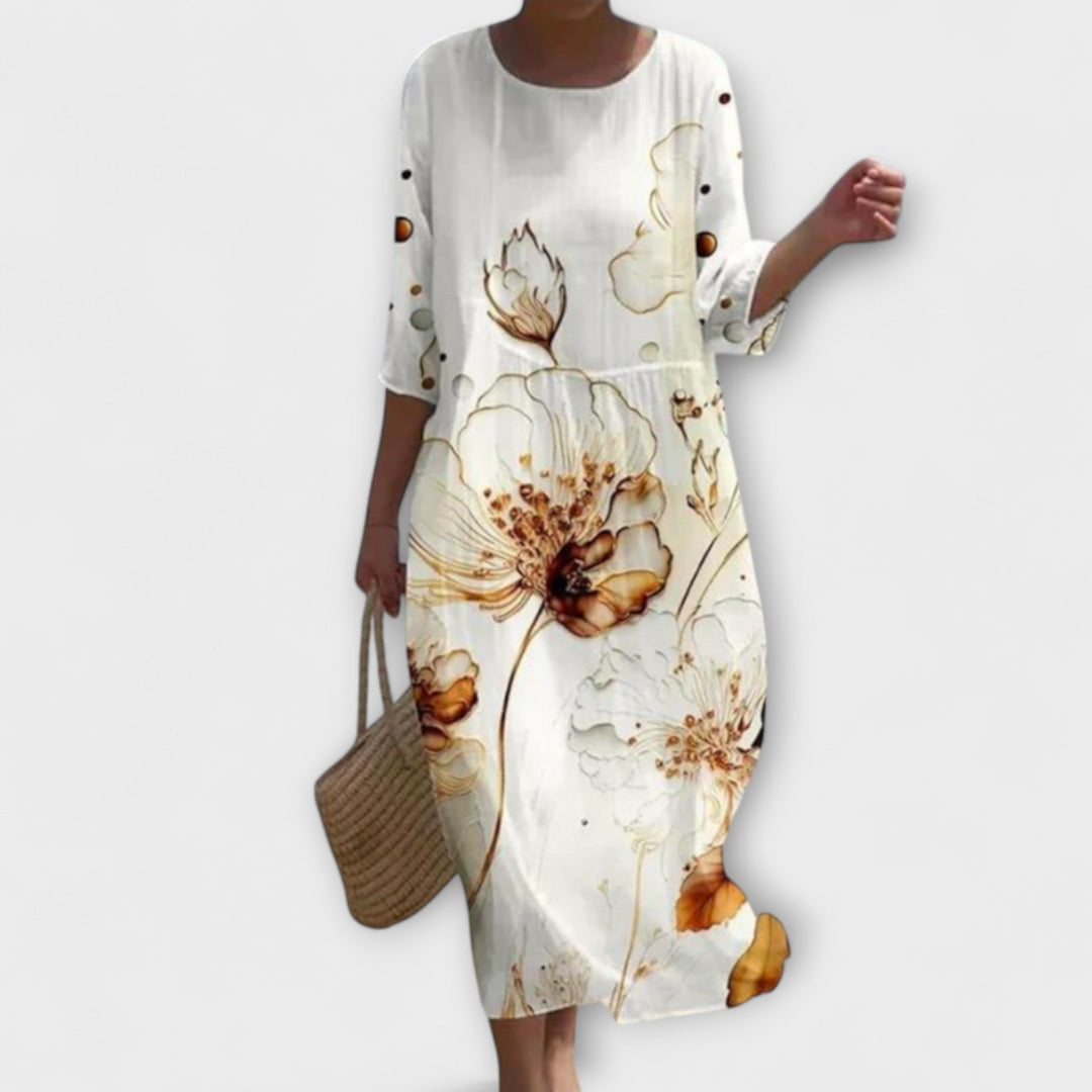 Clara | Elegant Floral Dress