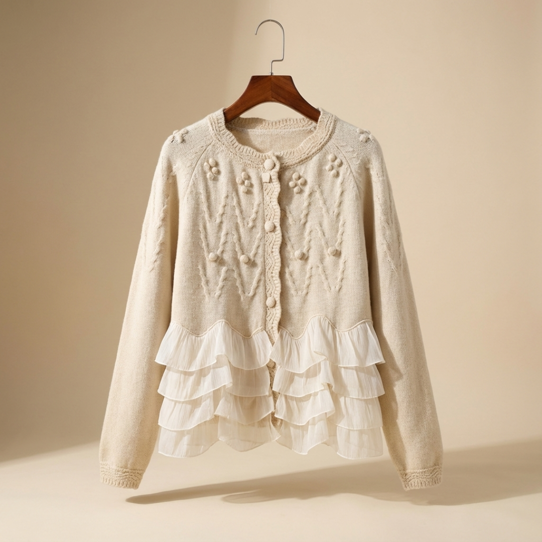 Michelle | Ruffle Cardigan