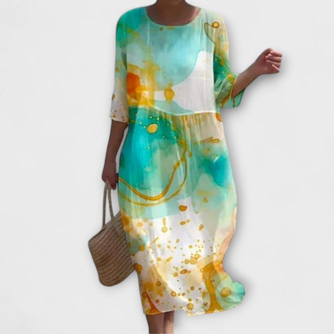 Clara | Elegant Floral Dress