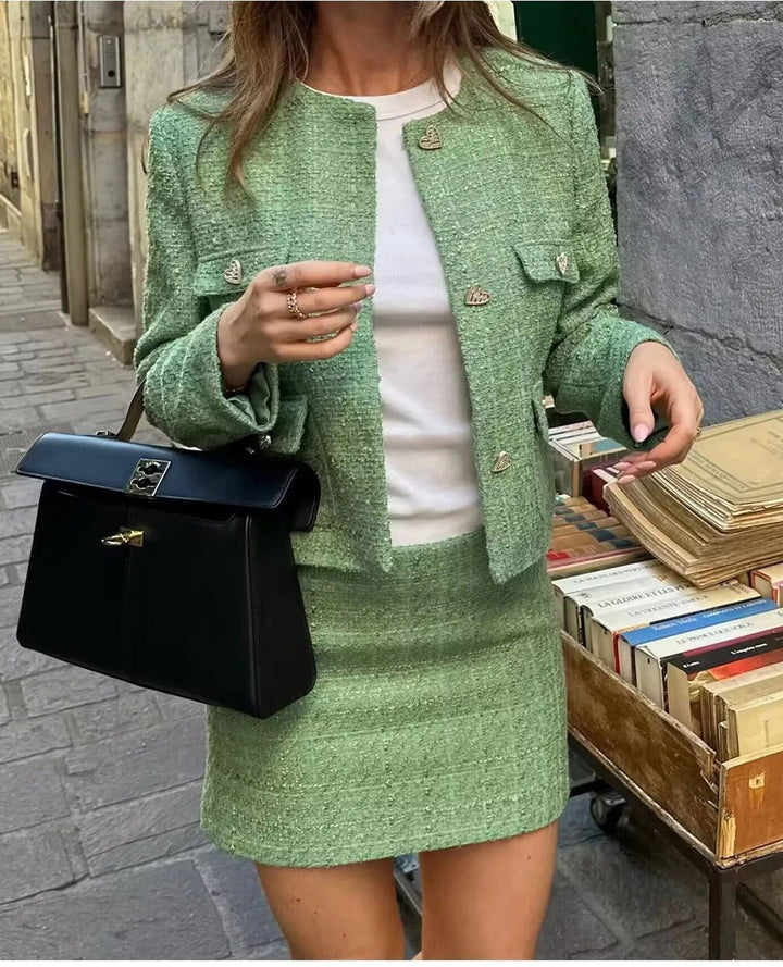 Seraphina | Vintage Textured Two-Piece Set