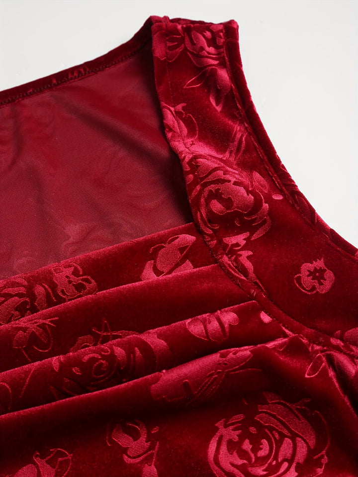 Charlotte | Elegant Velvet Dress