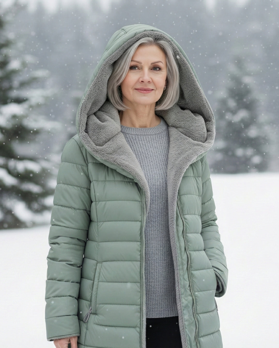 Alice | Fleece Lined Puffer Coat