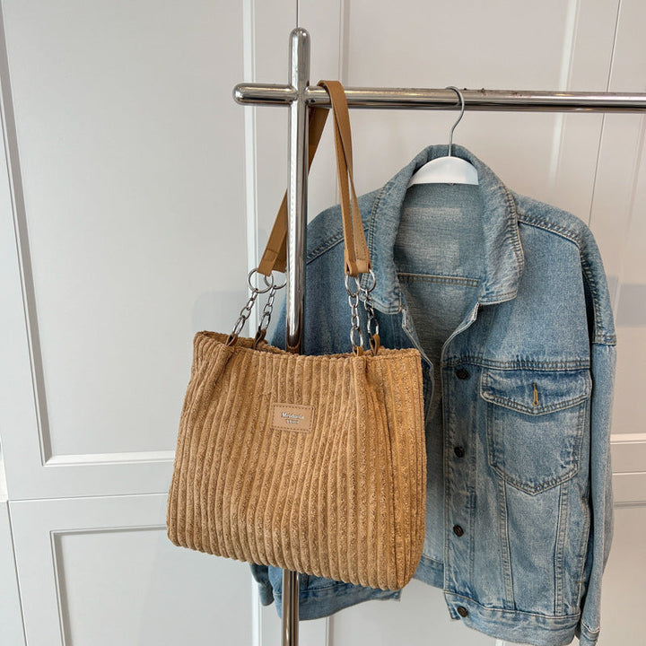 Ella | Corduroy Shoulder Bag