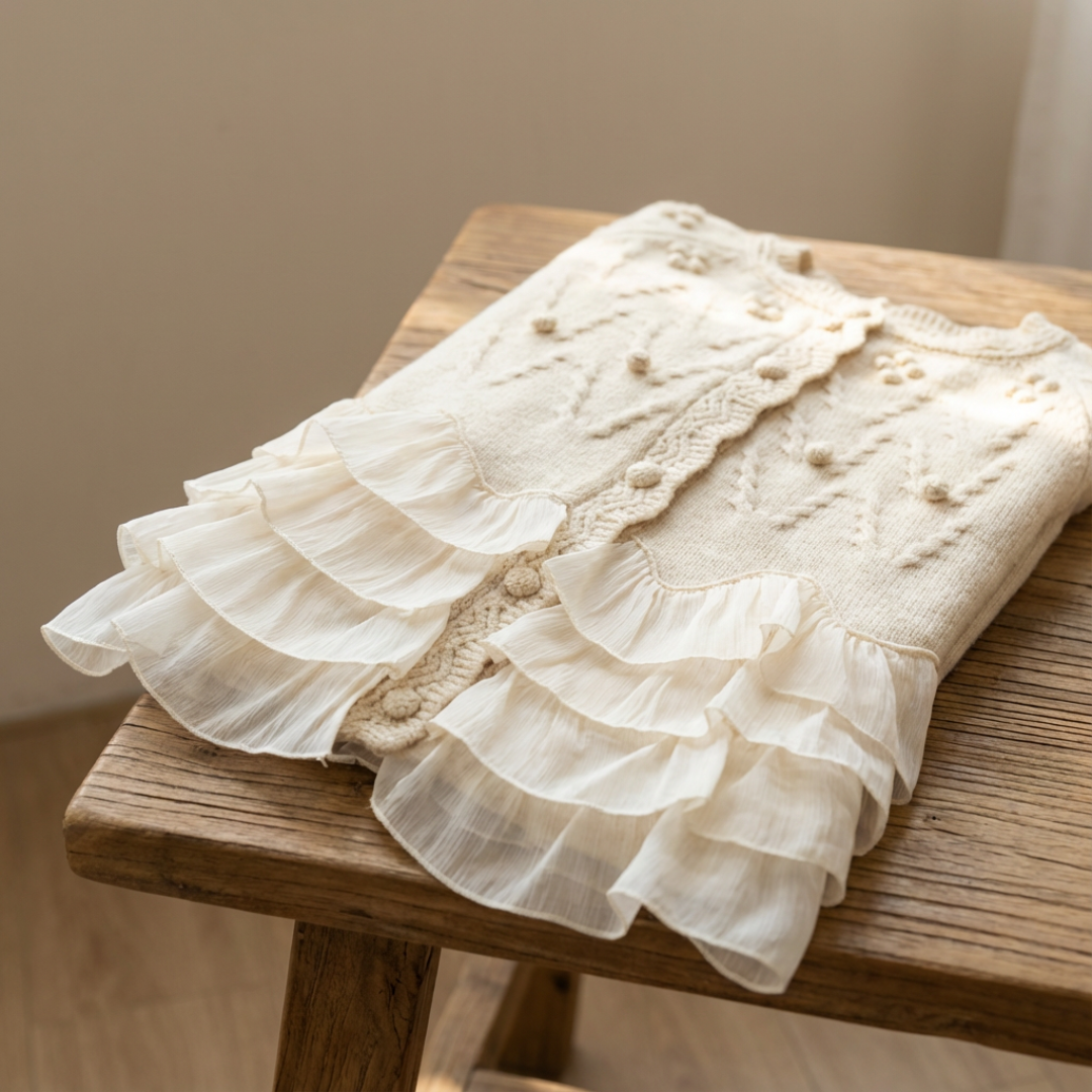 Michelle | Ruffle Cardigan