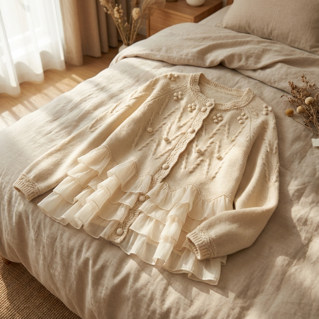 Michelle | Ruffle Cardigan