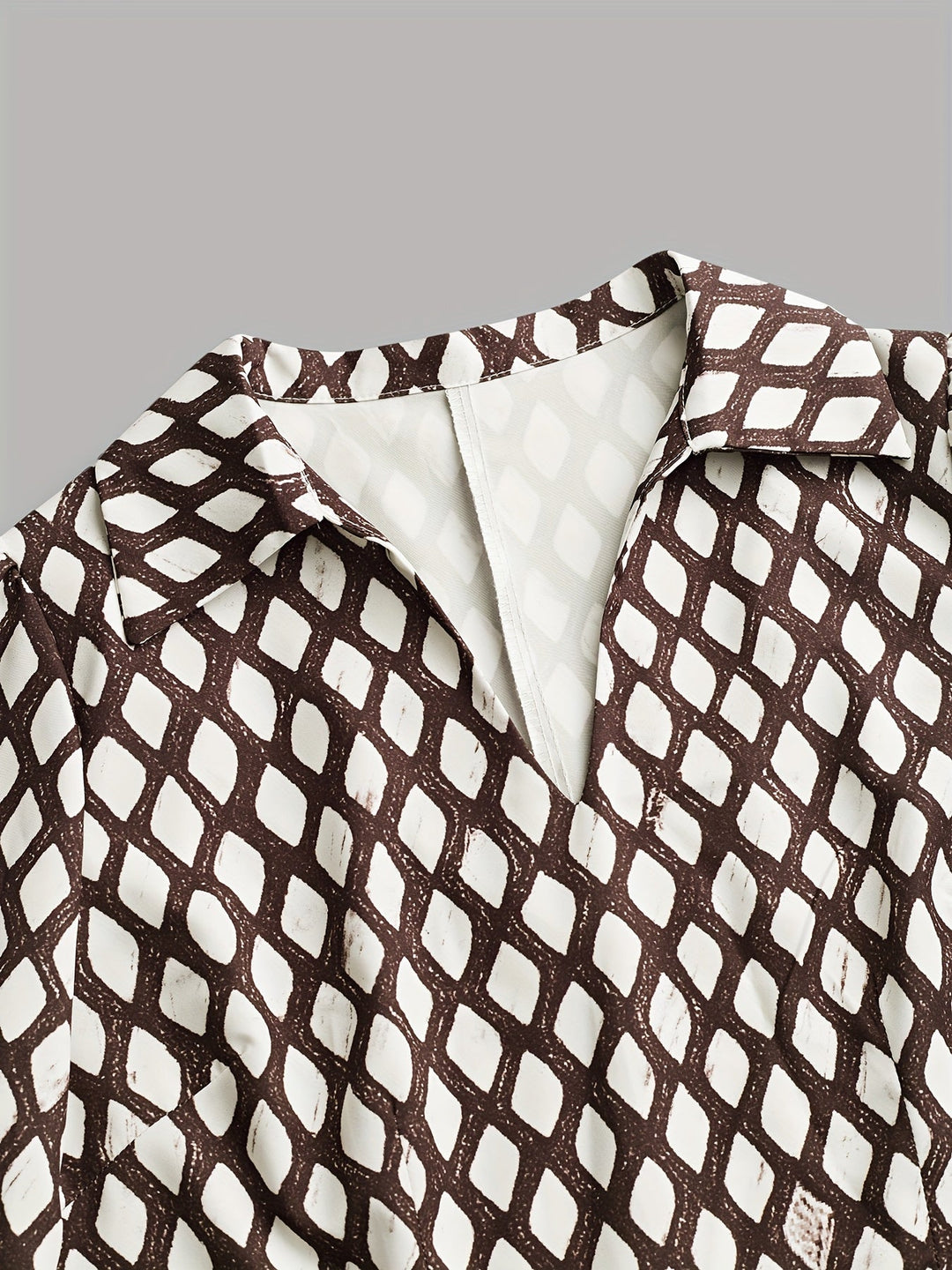 Izarah | Rhombus Print Dress