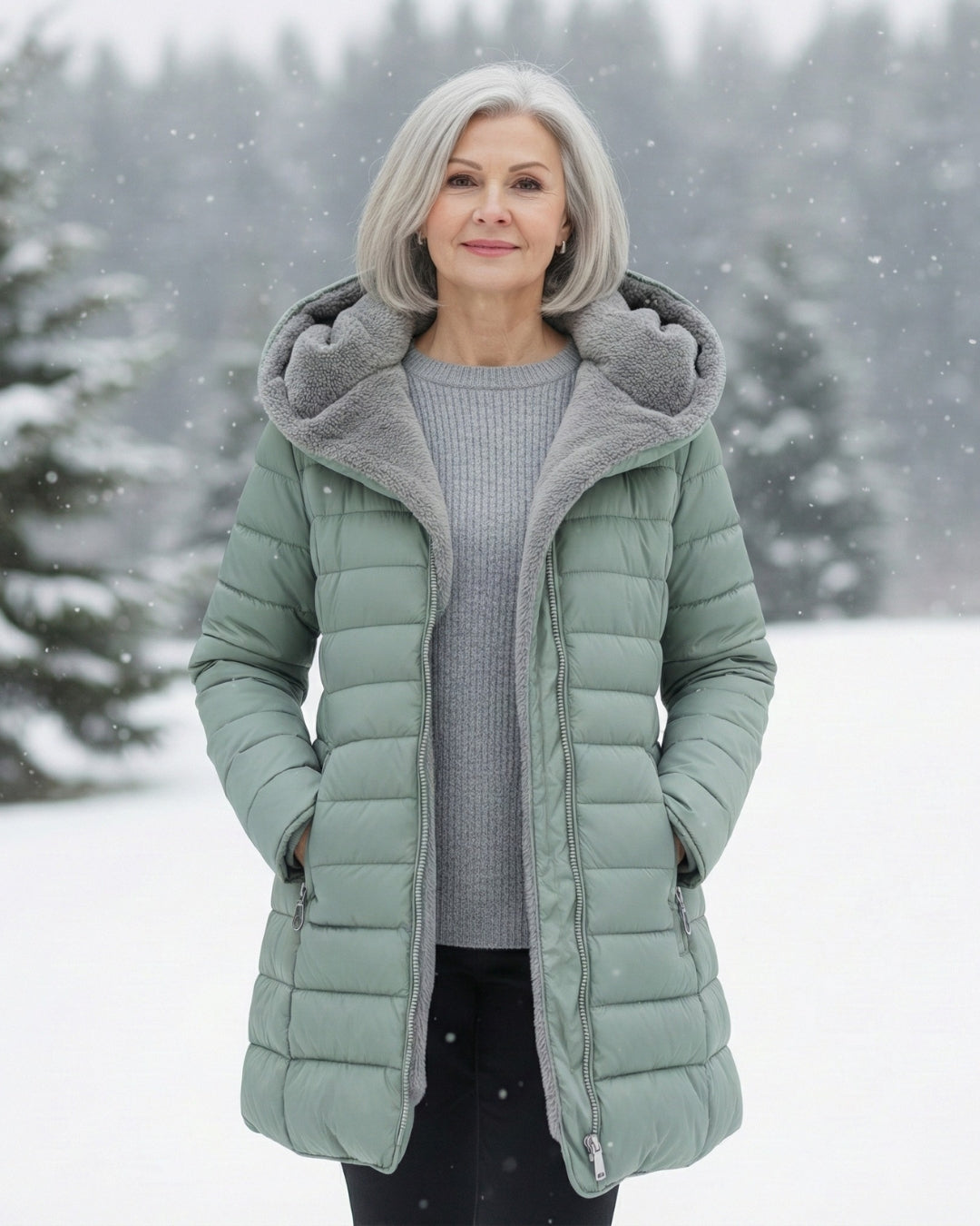 Alice | Fleece Lined Puffer Coat