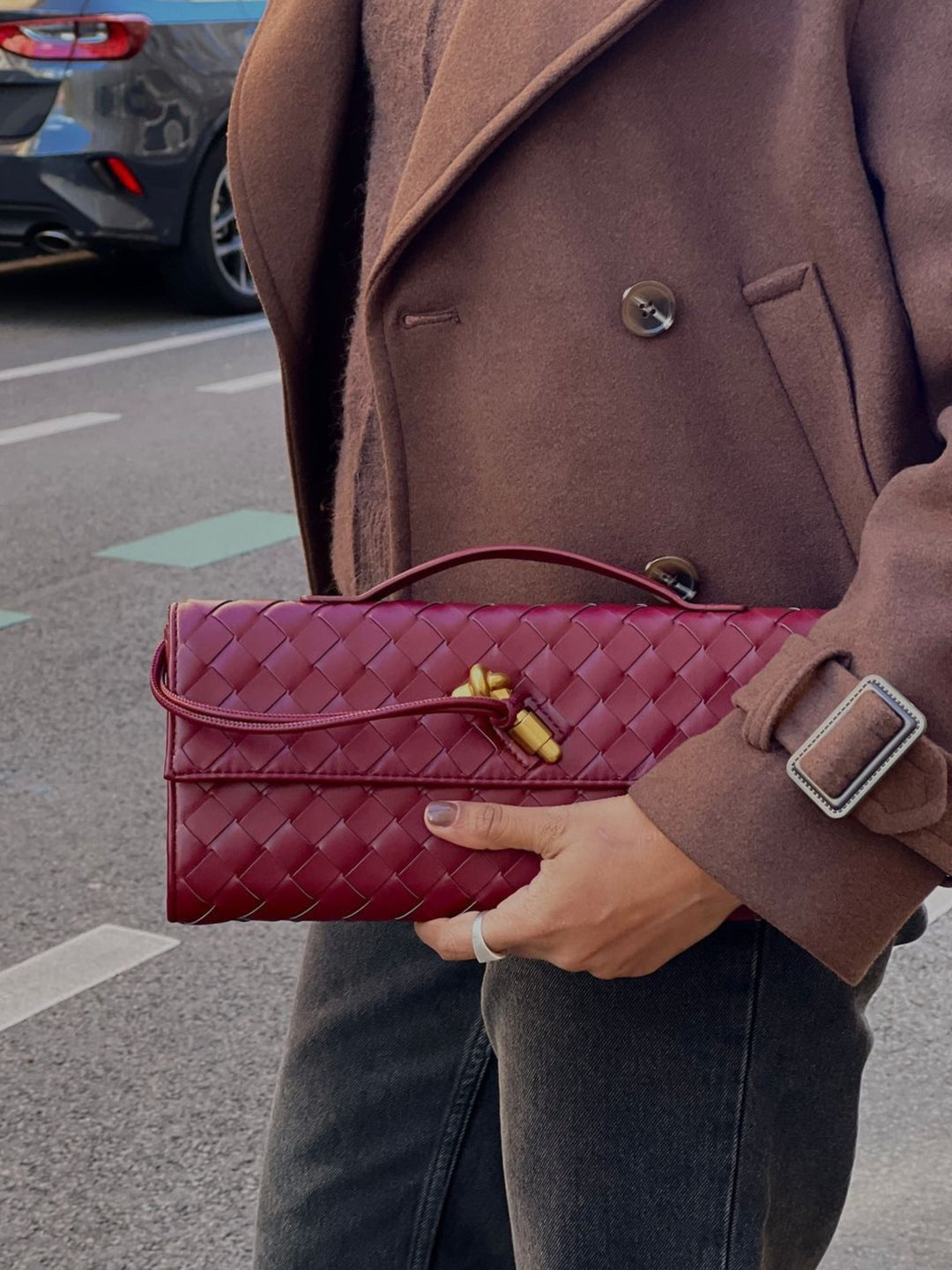 Zanna - Woven Clutch Bag