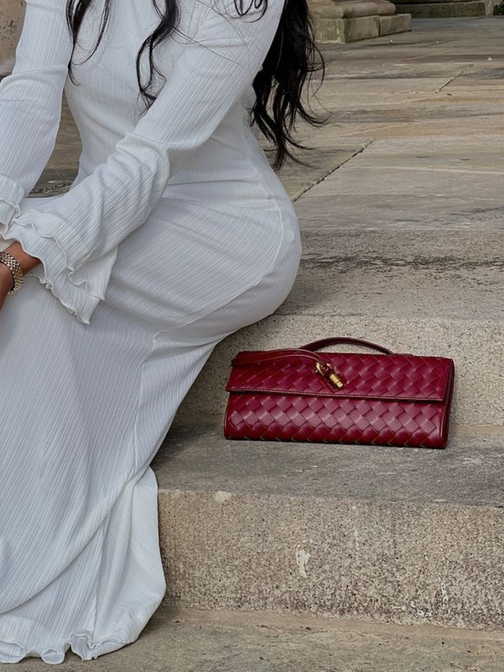 Zanna - Woven Clutch Bag
