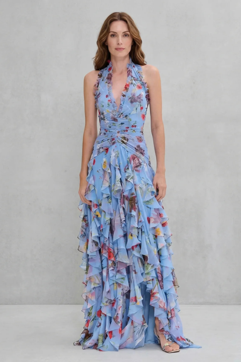 Naomi | Sculpting Halter Dress
