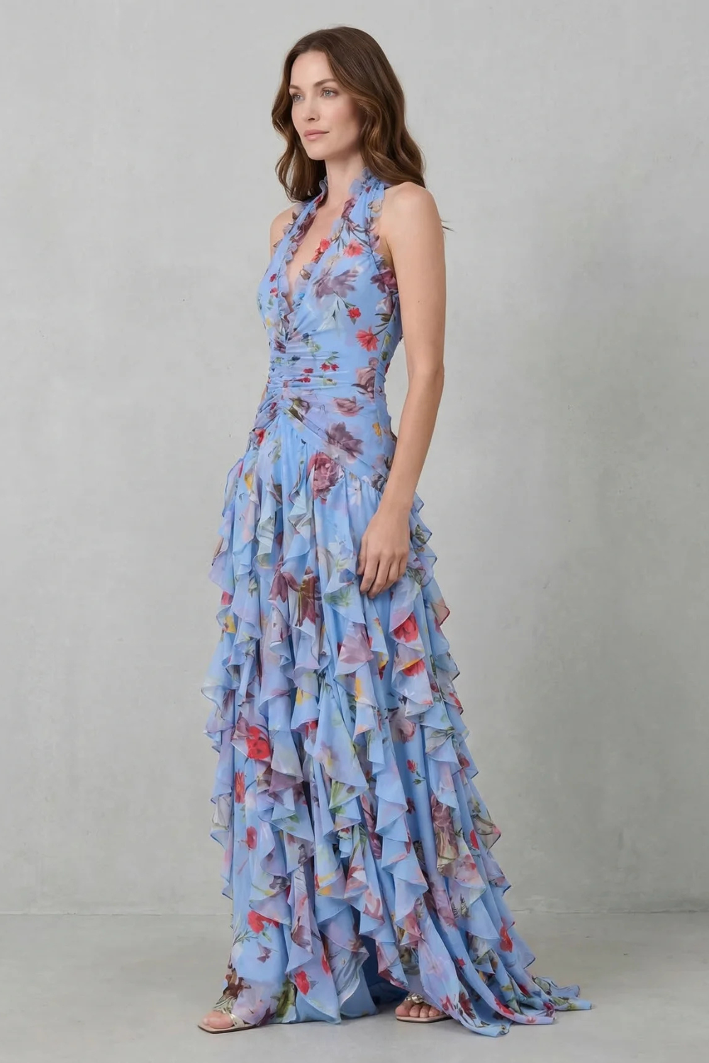 Naomi | Sculpting Halter Dress