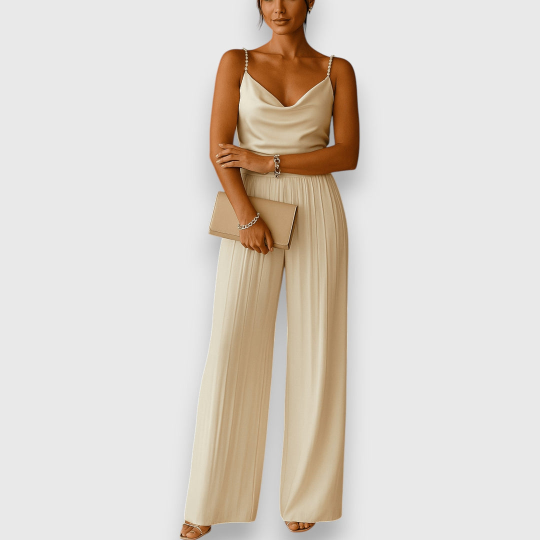 Sienna | Luxe Draped Jumpsuit