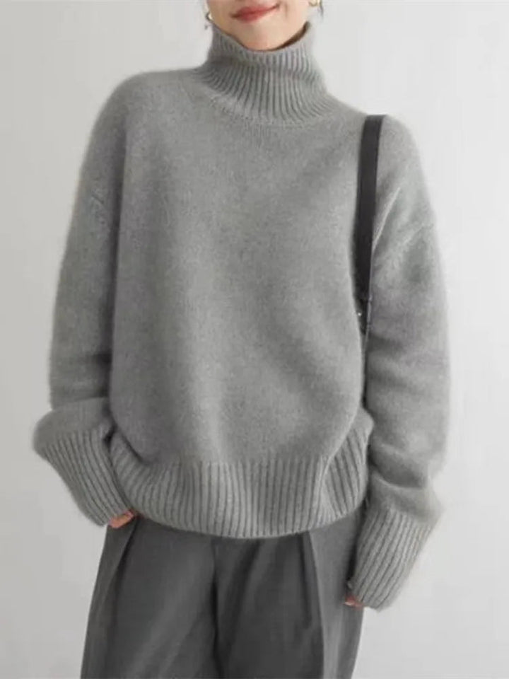 Milena - Comfortable Turtleneck Sweater